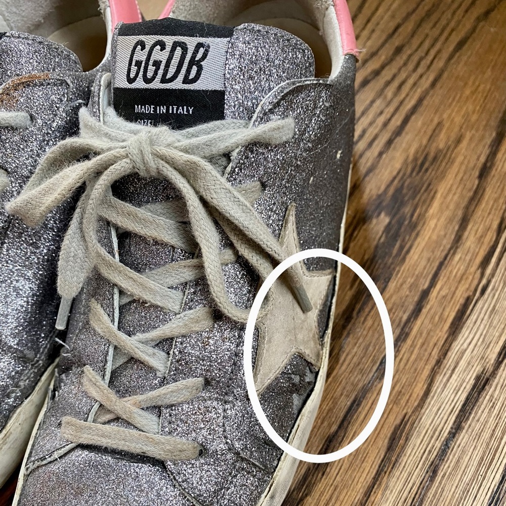 Golden Goose Deluxe Brand Size 37 Superstars - Picture 8 of 9